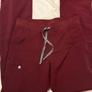 Figs Women's Burgundy Pants